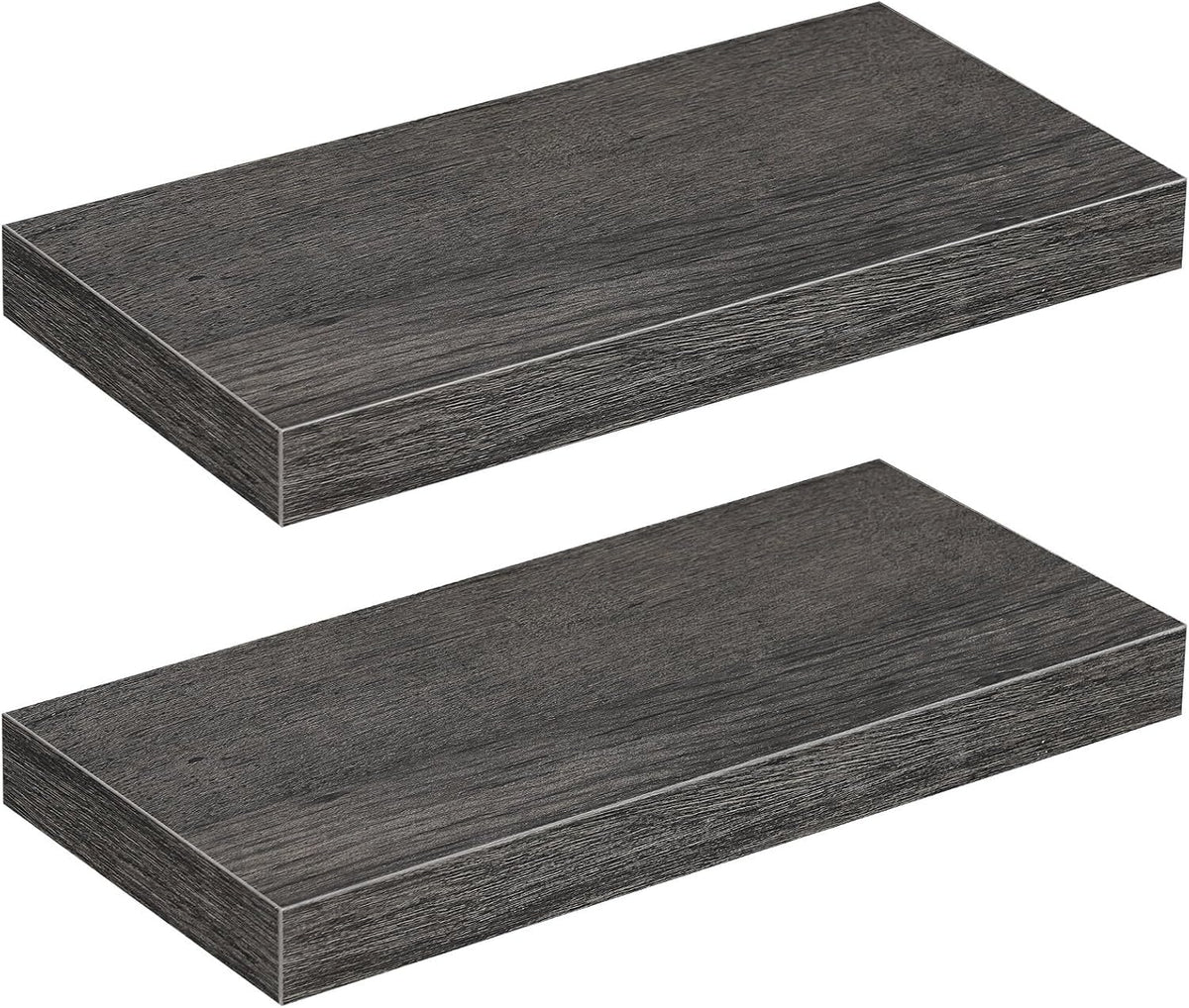 HOOBRO Floating Shelves for Wall, Wall Mounted Shelf Set of 2, 15.7" Han...