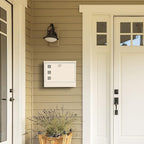 LAND·VOI Locking Mailbox Wall Mounted, Metal Postbox - Image 8