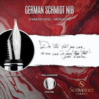 Scriveiner Deep Crimson Red Fountain Pen - Image 5