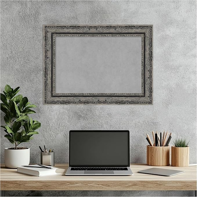 Amanti Art Black Framed Magnetic Board 16x22 Small Vision Board - Image 6