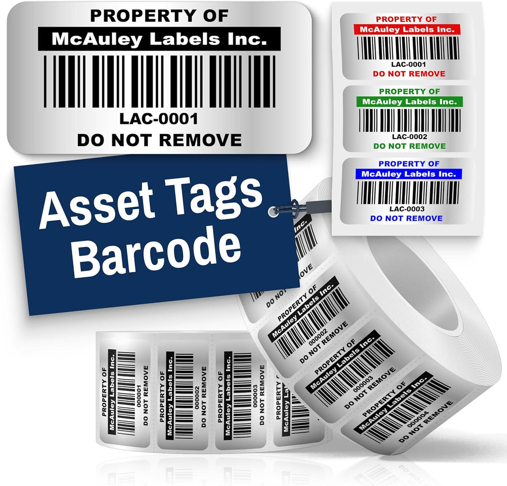McAuley Labels Custom Asset Tags