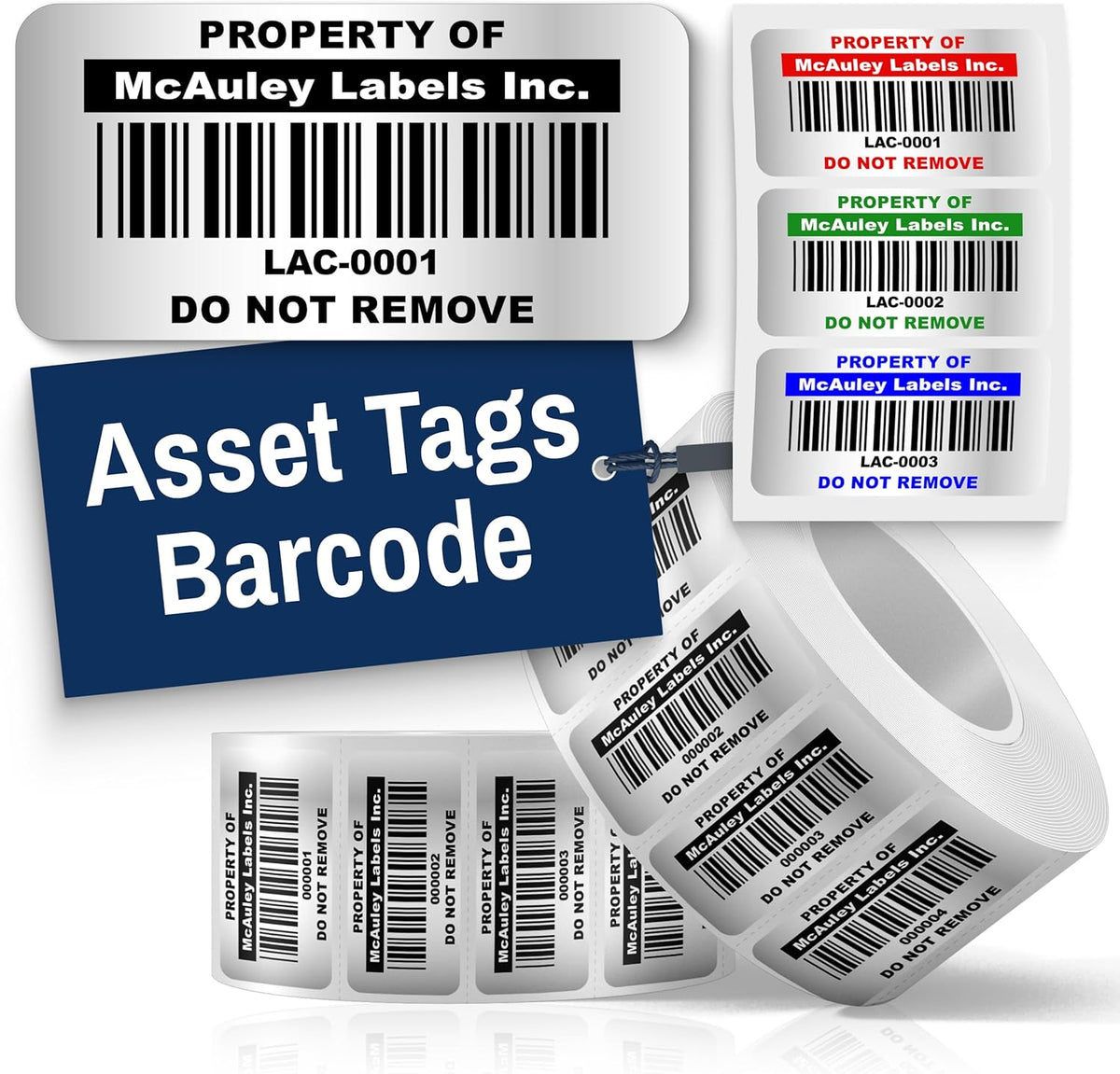 McAuley Labels Custom Asset Tags