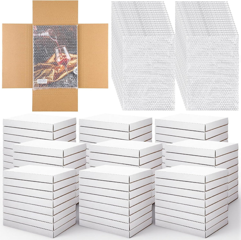 feifeiya 100 pack corrugated comic book mailers, 7.8, main product view
