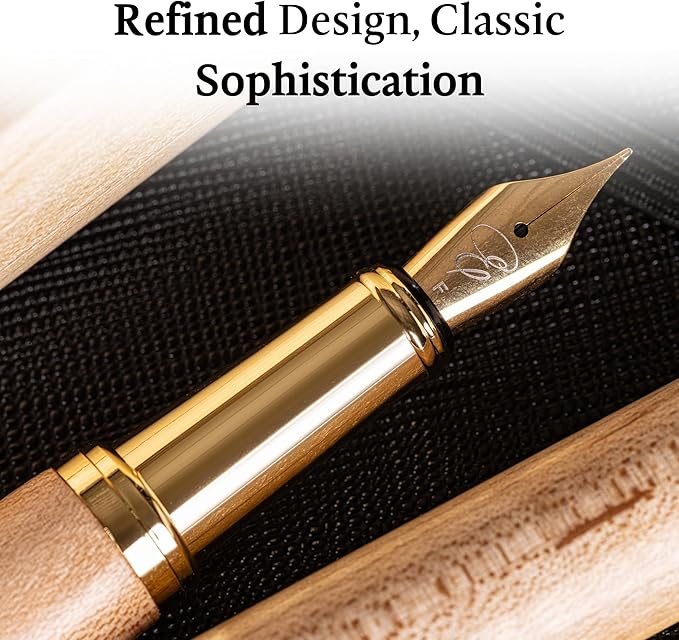 Ellington Pens Luxury Wood Fountain Pen Set – Extra Fine Nib - Image 6