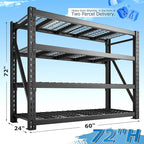 Bepatio 11000LBS Garage Shelving Heavy Duty Storage Shelves Adjustable 4-Tier - Image 3