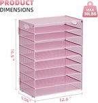 Marbrasse Paper Organizer Letter Tray, 9 Tier Mesh File Organizer - Image 5
