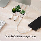 U Brands Adhesive Faux Succulent Cord Organizers, Kitchen Gadgets Cable - Image 2