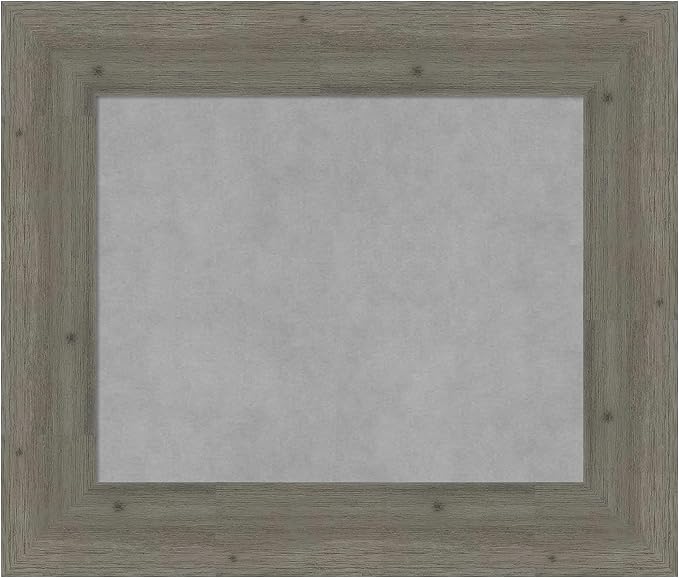 Amanti Art Grey Framed Magnetic Board 23x27 Small Vision Board by AmantiArt