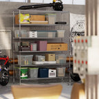 Regal Altair 24" Deep x 72" Wide x 96" Height Wire Shelving Kit | 6-Tier | NSF - Image 2