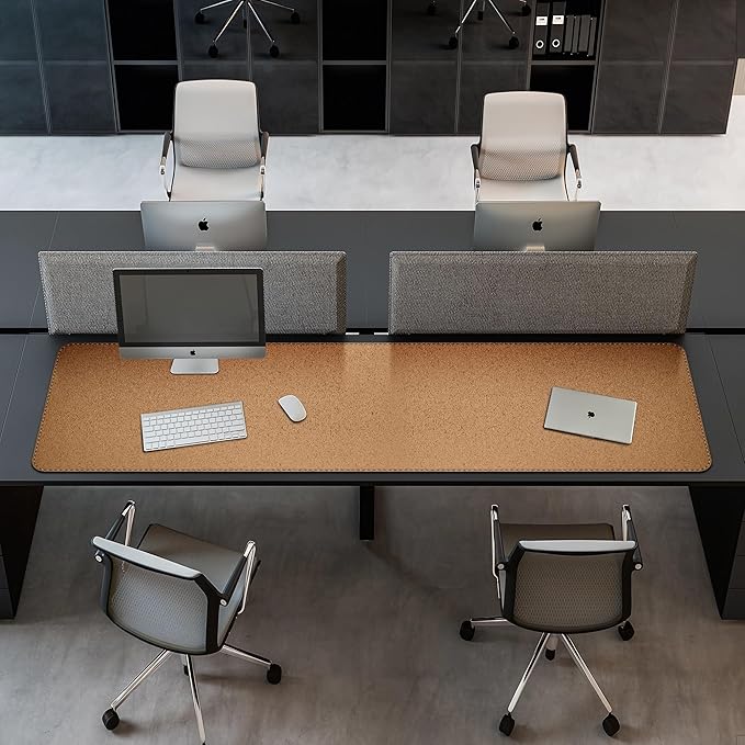 Mydours 70.9"x19.7" Black Desk Pad - Image 5