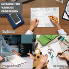 Engrowtic 2 Pack Top Spiral Graph Paper Notebooks 8.7 X11.4 Inch A4 Grid Paper - Image 4