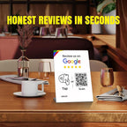 REVLIXI Google Review Stand- Boost Reviews w/Reusable Google Review Tap Card - Image 2