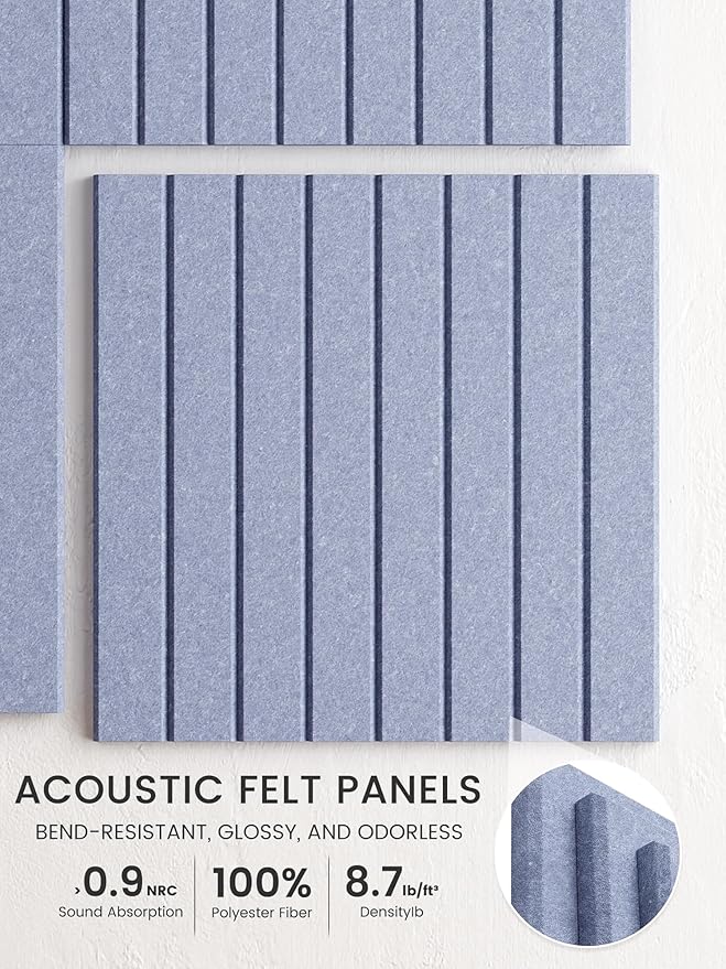 Bumusty Large Cork Board Alternative-47 x35 Felt Bulletin Board Tiles, - Image 3