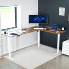 VIVO Electric Corner 84 x 63 inch L-Shaped Standing Desk, Memory Height - Image 9