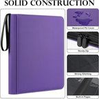 GEAoffice Waterproof Top Loader Binder Holds 324 Cards, Side Loading 9 Pocket - Image 3