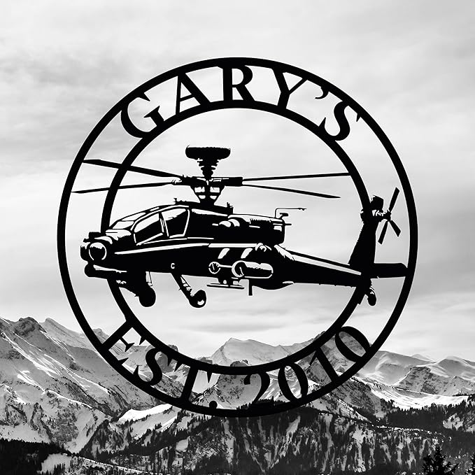 Personalized Metal Airplane Wall Art, Airplane Name Sign, Customized Pilot Name - Image 6