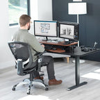 VIVO 36 inch Desk Converter, K Series, Height Adjustable Sit to Stand Riser - Image 8