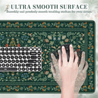 iCasso Desk Mat for Keyboard and Mouse, Large Mouse Pad, Desk Pad Mat, - Image 3
