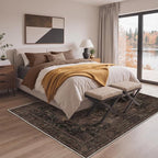 GENIMO 8x10 Area Rugs for Living Room, Machine Washable Rug, Non Slip Indoor - Image 9