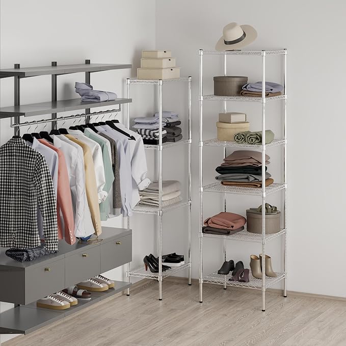 Regal Altair 21" Deep x 24" Wide x 86" Height Wire Shelving Kit | 6-Tier | NSF - Image 2