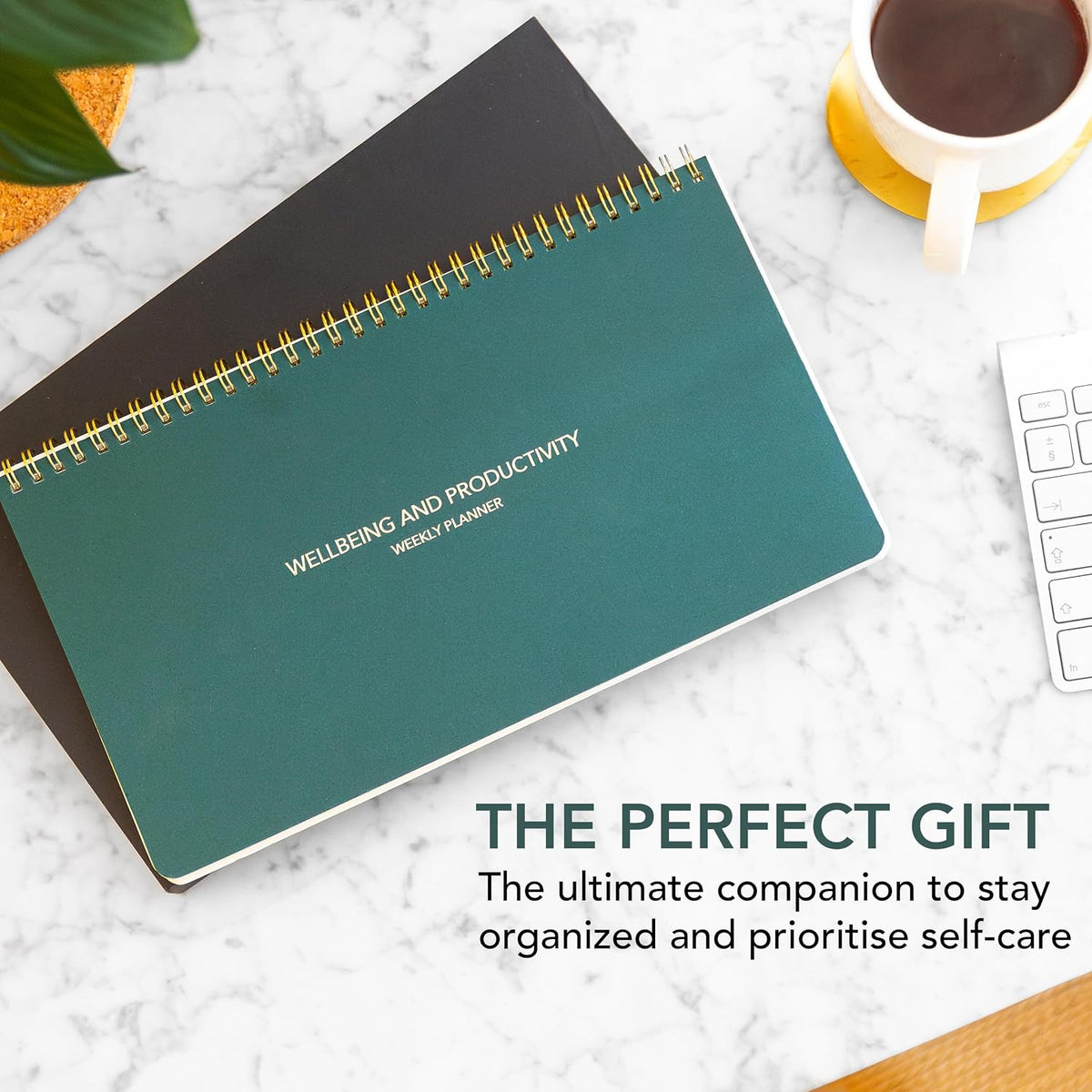 Zen & Flow - Undated Weekly Planner, Dashboard Desk Pad, To Do List Notep...
