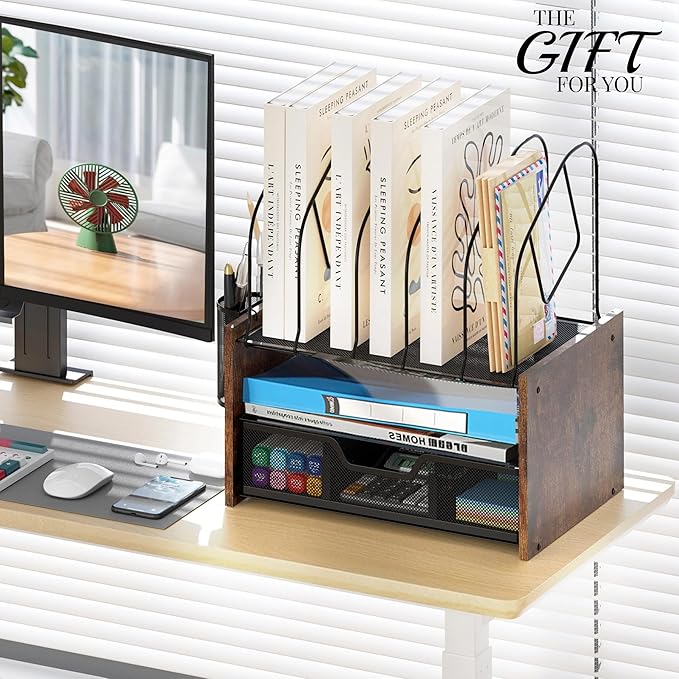 Wood Desk Organizer - Image 5