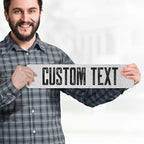 Custom Sign, Custom Street Sign, 11 Font Colors, 13 Font Styles, 4 Hole Options - Image 2
