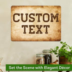 Custom Sign, Custom Street Sign, 11 Font Colors, 13 Font Styles, 4 Hole Options - Image 4