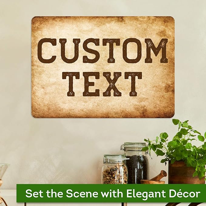 Custom Sign, Custom Street Sign, 11 Font Colors, 13 Font Styles, 4 Hole Options - Image 4