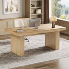 Tribesigns 63" Executive Desk, Modern Executive Office Desk - Image 3