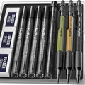 Nicpro 3 PCS 1.3 mm Mechanical Pencil Set 3 Colors by Nicpro