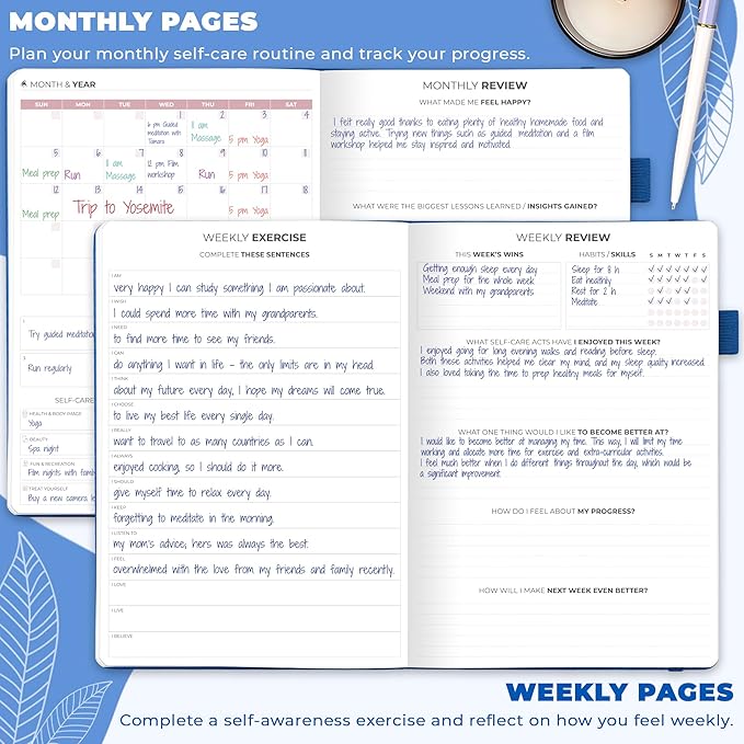 Clever Fox Self-Care Journal – Wellness & Daily Reflection Notebook – Mental - Image 3