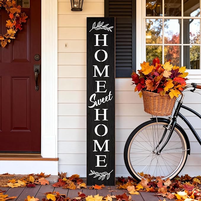 Farmhouse Wooden Welcome Sign Stand - Image 8