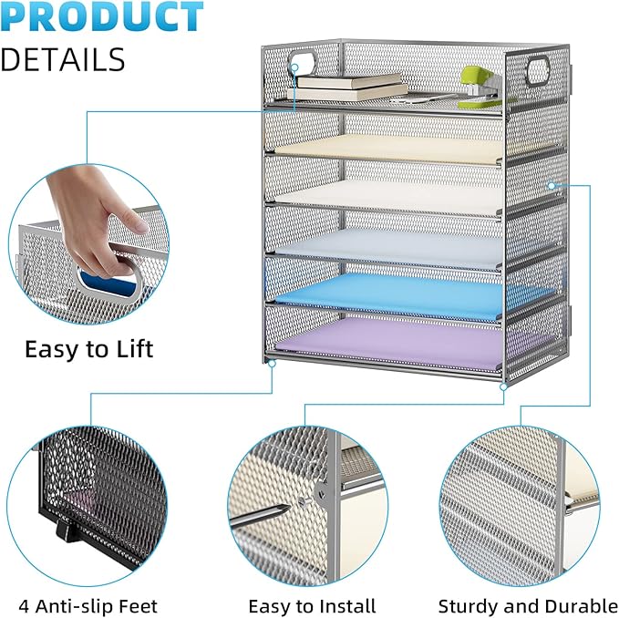 Marbrasse 2 Pack Desk Organizer - Image 4