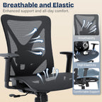 ergonomic office chair, mesh computer desk chairs with on a desk or shelf