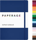 PAPERAGE Dotted Journal Notebook, 160 Pages, Medium 5.6 in x 8 in by PAPERAGE