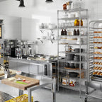 Regal Altair 18" Deep x 30" Wide x 96" Height Wire Shelving Kit | 10-Tier | NSF - Image 7