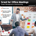 Attractivia Dry Erase Magnetic Labels 3.7 x 2.8 in, Solid Colors, Medium Dry - Image 5