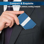 Business Card Holder with Ultra Slim Design, Business Card Case with Premium PU - Image 2