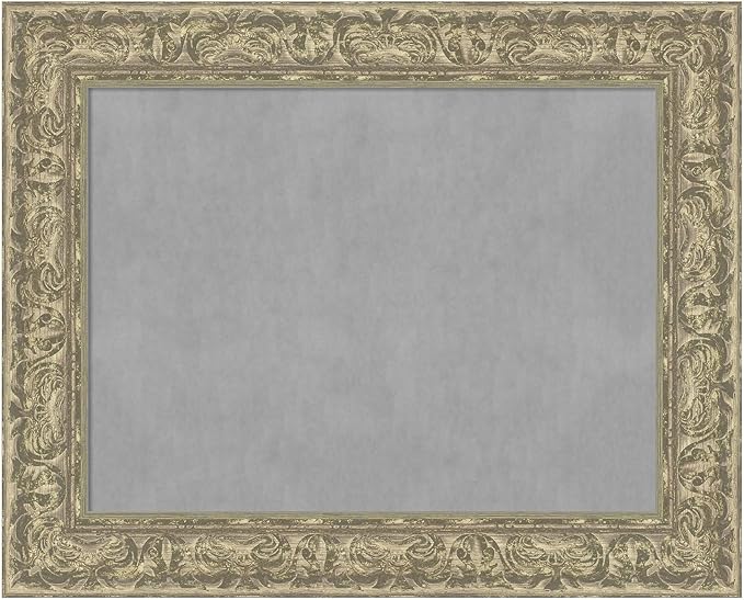 Amanti Art Silver Framed Magnetic Board 25x31 Medium Vision Board by AmantiArt