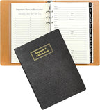 Refillable Address Book with Alphabetical Tabs, 648 Large Print Telephone by Happyaokeland