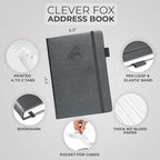 Clever Fox Address Book with alphabetic tabs - Image 2