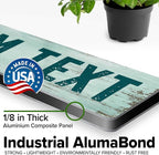 Custom Sign, Custom Street Sign, 11 Font Colors, 13 Font Styles, 4 Hole Options - Image 3
