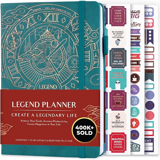 Legend Planner – Weekly & Monthly Life Planner to Hit Your Goals & Live by LegendPlanner