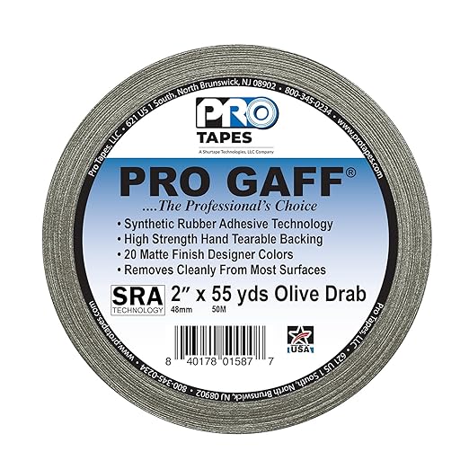 ProTapes Pro Gaff Premium Matte Cloth Gaffer's Tape - Image 2