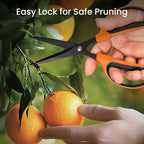 GROWNEER 6 Packs Trimming Scissors Teflon Coated Non Stick Blades Pruning - Image 6