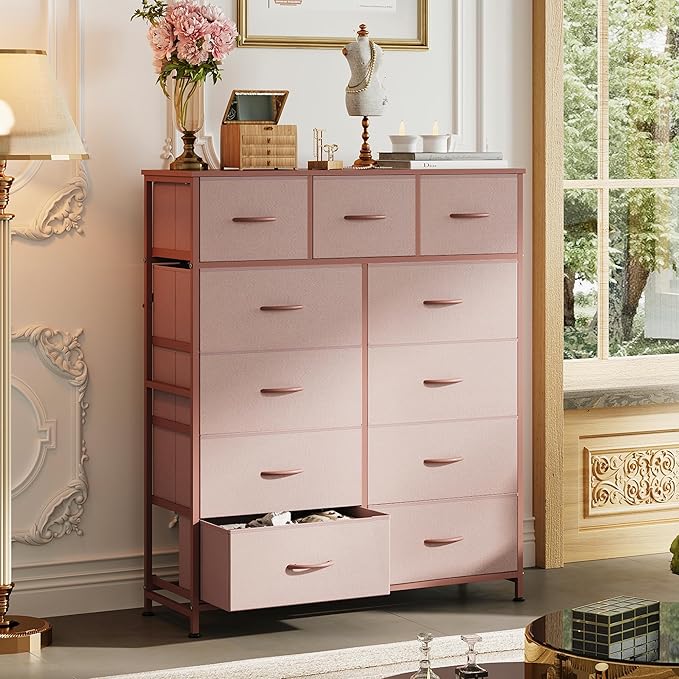 WLIVE Tall Dresser for Bedroom, Fabric Dresser Storage Tower, Chest of Drawers - Image 4