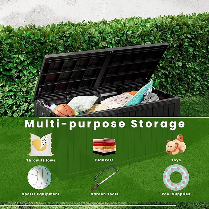 Yardgrace 210 Gallon Outdoor Storage Box - Image 5