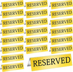 Aemygo 24 Pcs Metal Reserved Table Signs, Double Sided Tent Guest Reservation by Aemygo