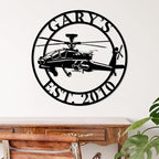 Personalized Metal Airplane Wall Art, Airplane Name Sign, Customized Pilot Name - Image 7